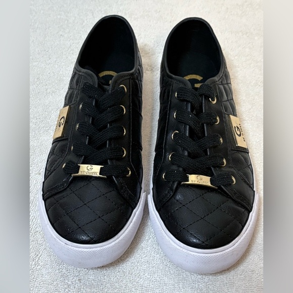 G by Guess Womens Backer2 Low Top Lace Up Black Fashion Sneakers Size 6.5M - Picture 2 of 7